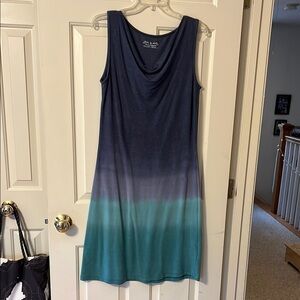 Women's Royal Robbins Sleeveless Ombre Dress - Blue and Green